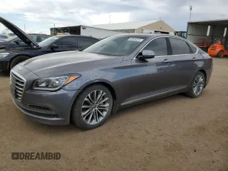 2015 Hyundai Genesis 3.8L with VIN KMHGN4JE6FU077972, listed as a Copart auction lot 60569254 with 0 mi miles and Clean Title. Bid and sale history available at carsss.com. Image 1.