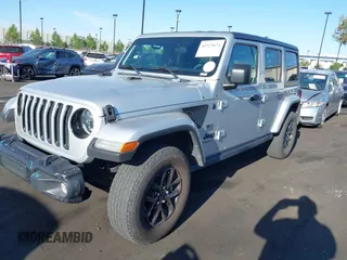 2023 Jeep Wrangler Willys with VIN 1C4HJXDG3PW577807, listed as a IAAI auction lot 42323674 with 28,808 mi miles and . Bid and sale history available at DreamBid. Image 17.