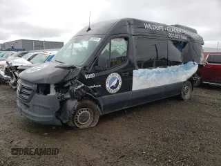 2024 Mercedes-Benz Sprinter Passenger with VIN W1Z4NGHY7RT177962, listed as a Copart auction lot 72429474 with Not Provided miles and Salvage Title. Bid and sale history available at carsss.com. Image 1.