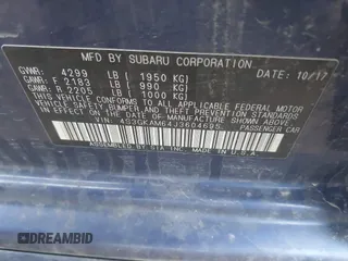 2018 Subaru Impreza Special Sports with VIN 4S3GKAM64J3604695, listed as a IAAI auction lot 41169750 with 111,419 mi miles and . Bid and sale history available at DreamBid. Image 9.
