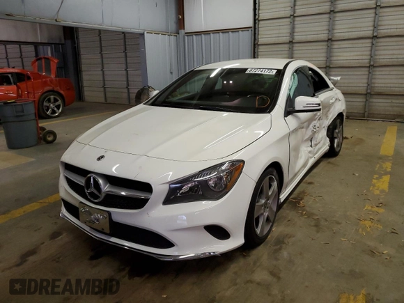 2019 Mercedes-Benz CLA with VIN WDDSJ4GB7KN719701, listed as a Copart auction lot 67274172 with 27,830 mi miles. Bid and sale history available at carsss.com. Image 2.
