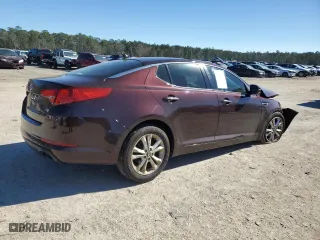 2011 Kia Optima EX with VIN KNAGN4A79B5085880, listed as a Copart auction lot 47295125 with 0 mi miles and Salvage Title. Bid and sale history available at carsss.com. Image 3.