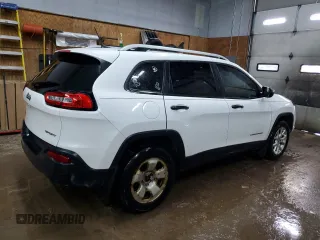 2016 Jeep Cherokee Sport with VIN 1C4PJMAB5GW109080, listed as a Copart auction lot 49871945 with 223,719 mi miles and Clean Title. Bid and sale history available at carsss.com. Image 3.