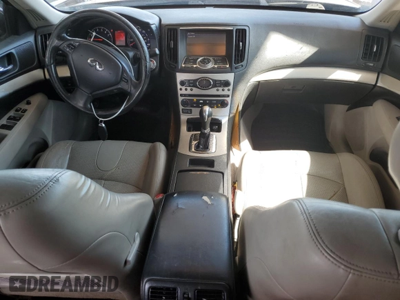 2007 Infiniti G35 Journey with VIN JNKBV61E77M709176, listed as a Copart auction lot 55491235 with 199,902 mi miles and Salvage Title. Bid and sale history available at DreamBid. Image 8.