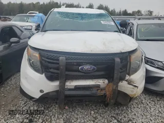 2015 Ford Utility Police Interceptor with VIN 1FM5K8AR4FGA04396, listed as a Copart auction lot 79493384 with 0 mi miles and Salvage Title. Bid and sale history available at carsss.com. Image 5.
