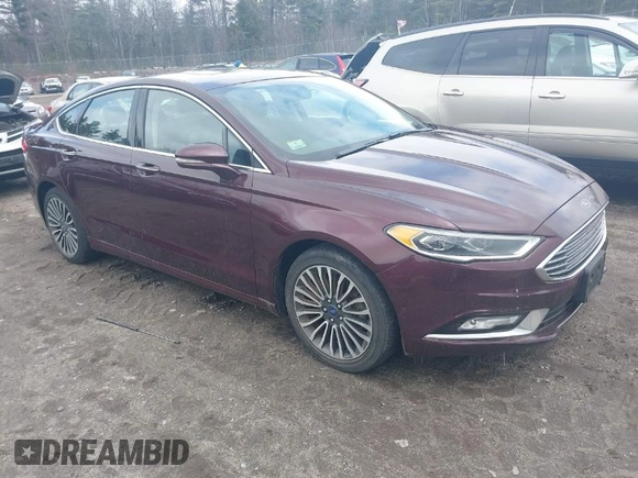 2017 Ford Fusion SE with VIN 3FA6P0HD5HR268475, listed as a IAAI auction lot 41933929 with 27,047 mi miles. Bid and sale history available at carsss.com. Image 1.