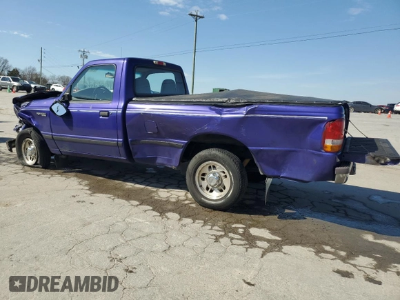 1997 Ford Ranger with VIN 1FTCR10U3VTA20308, listed as a Copart auction lot 47857775 with 213,262 mi miles and Salvage Title. Bid and sale history available at carsss.com. Image 2.