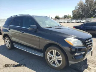 2015 Mercedes-Benz M ML 350 with VIN 4JGDA5JB9FA474104, listed as a Copart auction lot 52978295 with 123,108 mi miles and Clean Title. Bid and sale history available at carsss.com. Image 4.