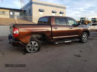 2016 Toyota Tundra 4WD Truck Platinum with VIN 5TFAW5F18GX524689, listed as a Copart auction lot 43367845 with 213,006 mi miles and Salvage Title. Bid and sale history available at carsss.com. Image 3.