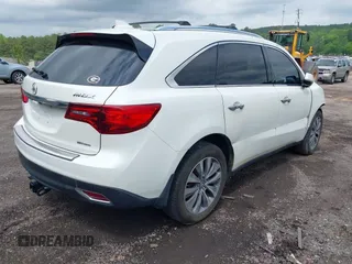 2014 Acura MDX Tech Pkg with VIN 5FRYD4H40EB022755, listed as a IAAI auction lot 42114240 with 1 mi miles. Bid and sale history available at carsss.com. Image 4.