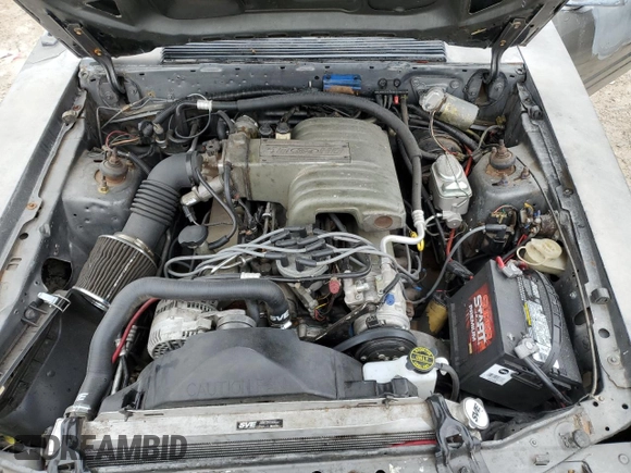 1986 Ford Mustang with VIN 1FABP28T8GF109009, listed as a Copart auction lot 83148544 with 329,005 mi miles and Salvage title. Bid and sale history available at DreamBid. Image 11.