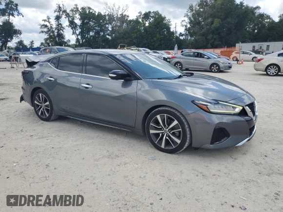 2020 Nissan Maxima SV with VIN 1N4AA6CV2LC364053, listed as a Copart auction lot 61956855 with 110,396 mi miles and Salvage title. Bid and sale history available at DreamBid. Image 4.