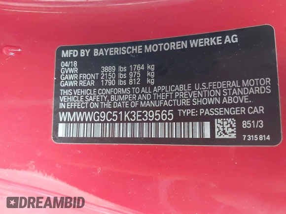 2019 MINI Convertible Cooper S с VIN WMWWG9C51K3E39565, выставлен на аукционе IAAI как лот 42125546 с пробегом 58 634 миль миль и . История ставок и продаж доступна на DreamBid. Изображение 9.