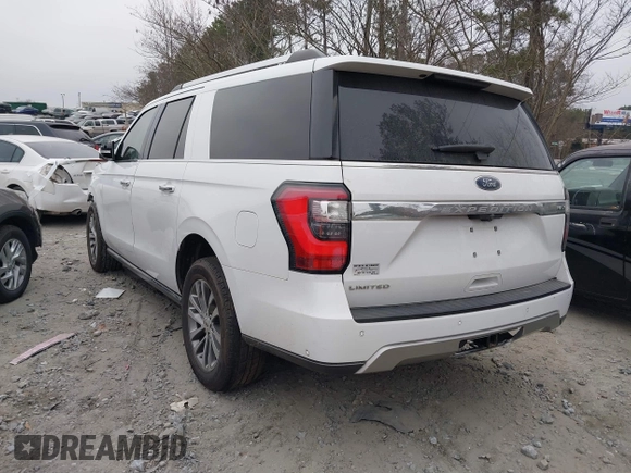 2018 Ford Expedition Max Limited with VIN 1FMJK1KT0JEA35634, listed as a IAAI auction lot 41188836 with 125,407 mi miles and . Bid and sale history available at DreamBid. Image 3.