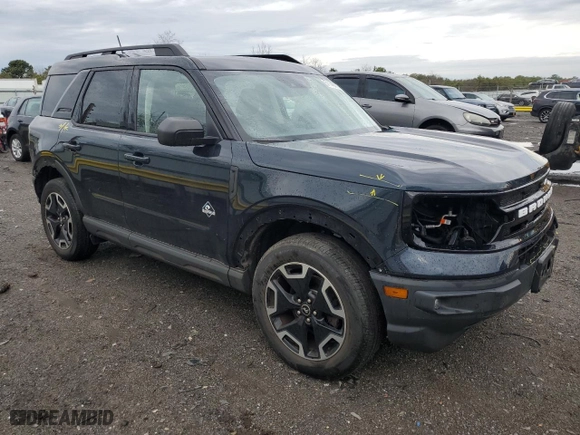 2021 Ford Bronco Sport Outer Banks with VIN 3FMCR9C63MRB39368, listed as a Copart auction lot 51148715 with 24,146 mi miles and Salvage Title. Bid and sale history available at carsss.com. Image 4.