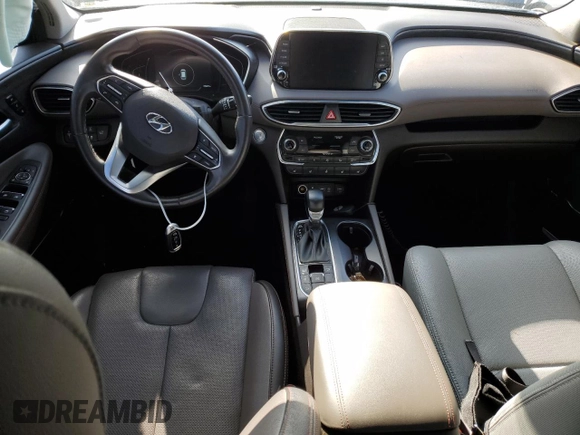 2019 Hyundai Santa Fe Ultimate with VIN 5NMS5CAD4KH127575, listed as a Copart auction lot 70787222 with 49,657 mi miles. Bid and sale history available at carsss.com. Image 8.
