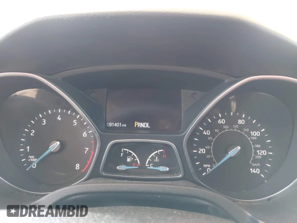 2018 Ford Focus S with VIN 1FADP3E26JL205370, listed as a IAAI auction lot 42083989 with 91,401 mi miles and . Bid and sale history available at DreamBid. Image 7.