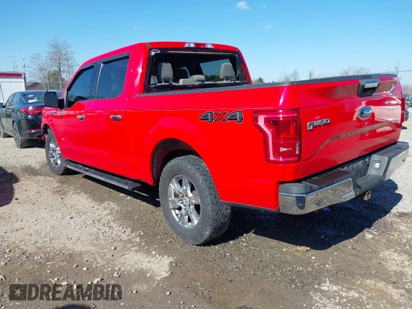 2015 Ford F-150 XLT with VIN 1FTEW1EG4FFA52284, listed as a IAAI auction lot 41894358 with 106,170 mi miles and . Bid and sale history available at carsss.com. Image 3.