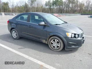 2013 Chevrolet Sonic LT with VIN 1G1JC5SG5D4203511, listed as a IAAI auction lot 41956966 with 95,742 mi miles and . Bid and sale history available at DreamBid. Image 1.