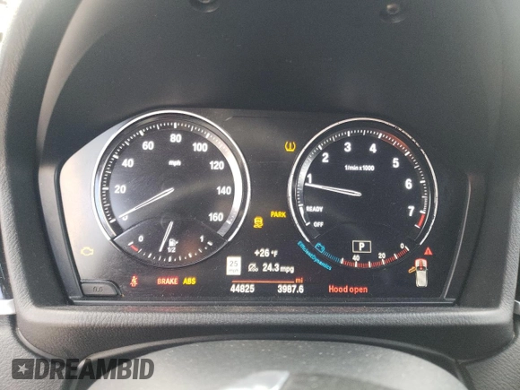 2022 BMW X2 xDrive28i with VIN WBXYJ1C08N5U30857, listed as a Copart auction lot 89282465 with 44,825 mi miles and Salvage Title. Bid and sale history available at carsss.com. Image 9.