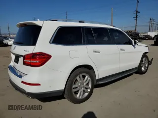 2017 Mercedes-Benz GLS 450 with VIN 4JGDF6EEXHA741040, listed as a Copart auction lot 46477345 with 72,257 mi miles and Salvage Title. Bid and sale history available at DreamBid. Image 3.