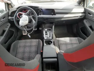 2024 Volkswagen Golf GTI S with VIN WVWGA7CD0RW124198, listed as a Copart auction lot 47222805 with 8,595 mi miles and Salvage Title. Bid and sale history available at carsss.com. Image 8.
