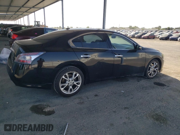2014 Nissan Maxima SV with VIN 1N4AA5AP1EC473430, listed as a Copart auction lot 59336975 with 137,461 mi miles and Salvage title. Bid and sale history available at DreamBid. Image 3.