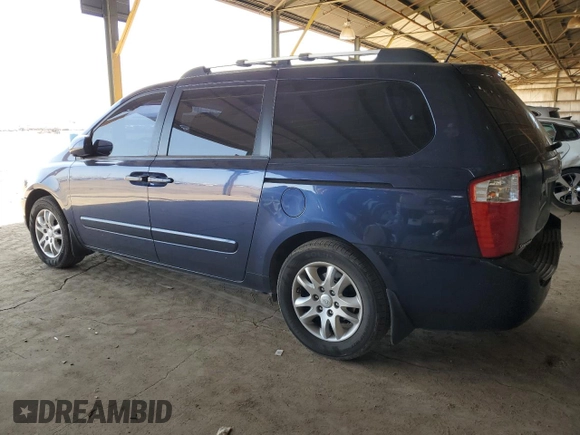 2009 Kia Sedona LX with VIN KNDMB233196279966, listed as a Copart auction lot 49606935 with 125,226 mi miles and Salvage Title. Bid and sale history available at carsss.com. Image 2.