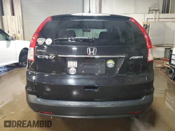 2013 Honda CR-V EX with VIN 2HKRM4H5XDH687063, listed as a Copart auction lot 48879405 with 160,198 mi miles and Salvage Title. Bid and sale history available at carsss.com. Image 6.