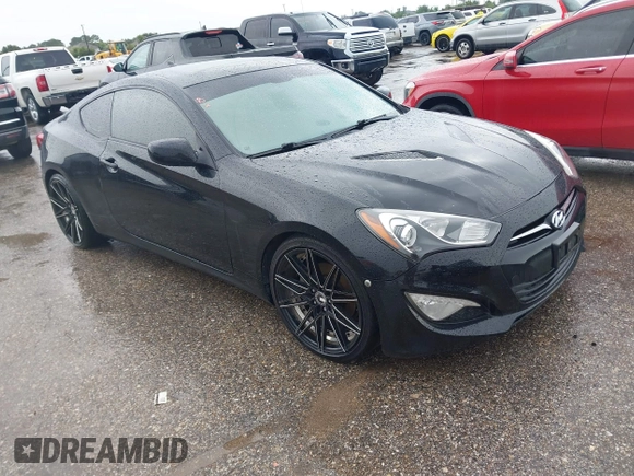2014 Hyundai Genesis Coupe Premium with VIN KMHHT6KD5EU115007, listed as a IAAI auction lot 42686215 with 137,484 mi miles and . Bid and sale history available at DreamBid. Image 1.