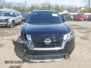 2024 Nissan Pathfinder Platinum with VIN 5N1DR3DK7RC269754, listed as a IAAI auction lot 41684186 with 14,047 mi miles and . Bid and sale history available at DreamBid. Image 12.