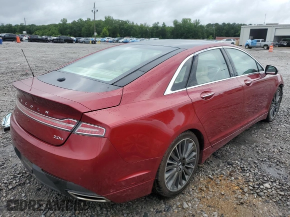 2014 Lincoln MKZ Hybrid with VIN 3LN6L2LU3ER820670, listed as a Copart auction lot 57949235 with 122,042 mi miles and Salvage title. Bid and sale history available at DreamBid. Image 3.