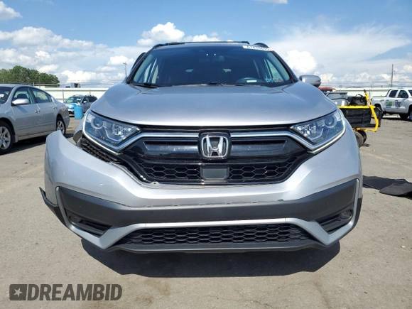 2020 Honda CR-V EX-L with VIN 5J6RW2H80LL047425, listed as a Copart auction lot 61838695 with 20,869 mi miles and Salvage title. Bid and sale history available at DreamBid. Image 5.