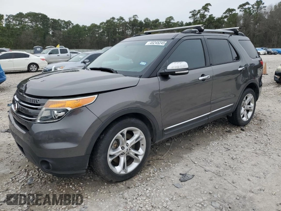 2015 Ford Explorer Limited with VIN 1FM5K7F86FGA20643, listed as a Copart auction lot 45245245 with 116,894 mi miles and Salvage Title. Bid and sale history available at carsss.com. Image 1.