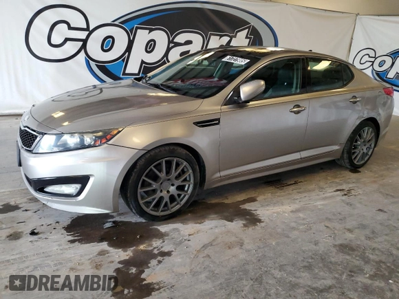 2013 Kia Optima SX with VIN 5XXGR4A63DG134942, listed as a Copart auction lot 61727985 with 169,498 mi miles and Clean title. Bid and sale history available at DreamBid. Image 1.