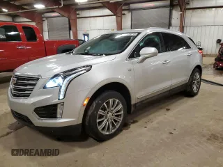 2017 Cadillac XT5 Luxury AWD with VIN 1GYKNDRS1HZ175557, listed as a Copart auction lot 47179715 with 136,677 mi miles and Clean Title. Bid and sale history available at carsss.com. Image 1.