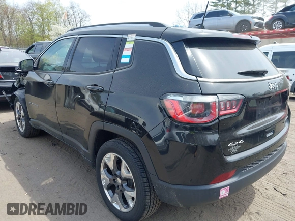 2019 Jeep Compass High Altitude z VIN 3C4NJDCB2KT594314, wystawiony jako IAAI lot #42010098 z przebiegiem 51 622 mil mil oraz . Historia ofert i sprzedaży dostępna na DreamBid. Obrazek 3.