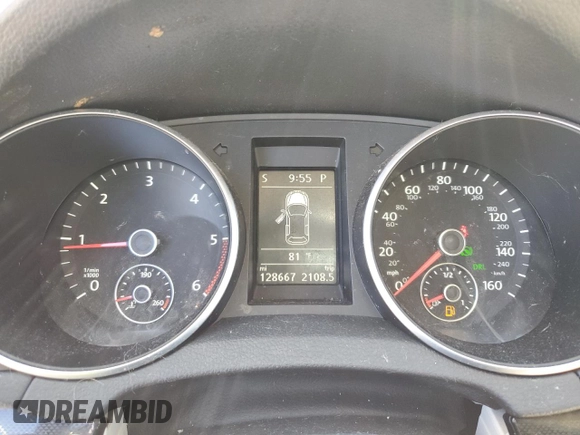 2014 Volkswagen Jetta TDI w/Sunroof with VIN 3VWPL7AJ8EM605861, listed as a Copart auction lot 58864235 with 128,667 mi miles and Salvage title. Bid and sale history available at DreamBid. Image 9.