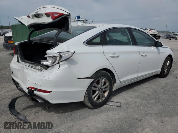 2016 Hyundai Sonata SE с VIN 5NPE24AF5GH312144, выставлен на аукционе Copart как лот 56131274 с пробегом 133 159 миль миль и На запчасти • Non repairable. История ставок и продаж доступна на DreamBid. Изображение 3.