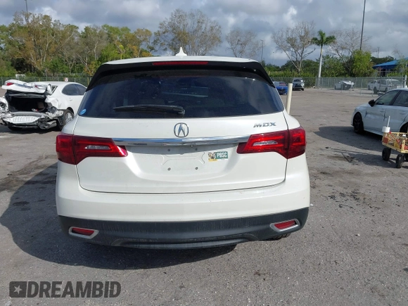 2016 Acura MDX with VIN 5FRYD3H24GB004738, listed as a IAAI auction lot 41571742 with 50,007 mi miles. Bid and sale history available at carsss.com. Image 17.