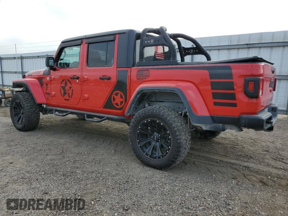 2021 Jeep Gladiator Sport S z VIN 1C6JJTAG3ML550206, wystawiony jako Copart lot #45973855 z przebiegiem 60 867 mil mil oraz Szkoda całkowita • Salvage title. Historia ofert i sprzedaży dostępna na DreamBid. Obrazek 2.