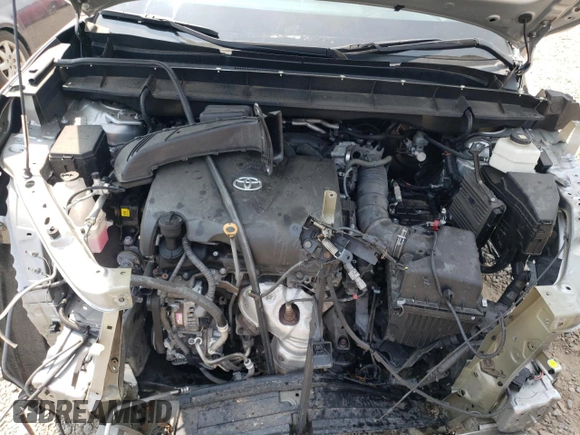 2021 Toyota Highlander XLE with VIN 5TDGZRBH3MS113004, listed as a Copart auction lot 59550405 with Not provided miles and Salvage title. Bid and sale history available at DreamBid. Image 12.