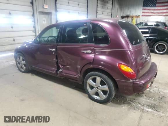2003 Chrysler PT Cruiser GT with VIN 3C8FY78G13T555641, listed as a Copart auction lot 60355255 with 56,730 mi miles and Non repairable. Bid and sale history available at DreamBid. Image 2.