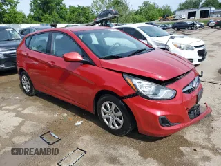 2012 Hyundai Accent GS with VIN KMHCT5AE9CU016105, listed as a Copart auction lot 55514584 with 169,858 mi miles and Salvage Title. Bid and sale history available at carsss.com. Image 4.