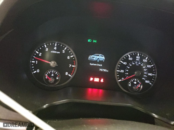 2021 Kia Telluride EX with VIN 5XYP3DHC6MG139397, listed as a Copart auction lot 48236445 with 76,790 mi miles and Salvage Title. Bid and sale history available at carsss.com. Image 9.
