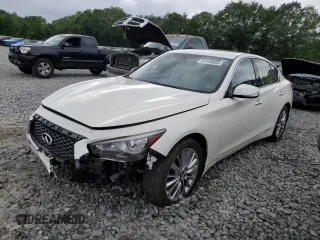 2019 Infiniti Q50 Luxe с VIN JN1EV7AR7KM556320, выставлен на аукционе Copart как лот 61196085 с пробегом 53 313 миль миль и Списание • Salvage title. История ставок и продаж доступна на DreamBid. Изображение 1.