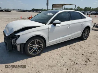 2016 Audi A3 1.8T Premium with VIN WAUA7GFF0G1068885, listed as a Copart auction lot 57911973 with 0 mi miles. Bid and sale history available at carsss.com. Image 1.