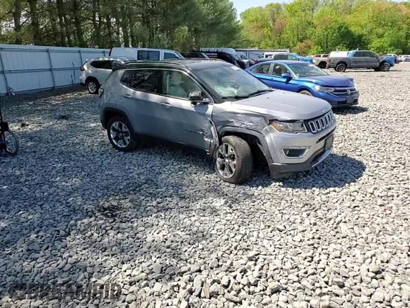 2020 Jeep Compass Limited with VIN 3C4NJDCBXLT155752, listed as a Copart auction lot 55040775 with 135,605 mi miles and Salvage title. Bid and sale history available at DreamBid. Image 14.