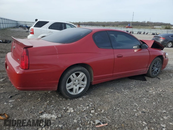 2007 Chevrolet Monte Carlo LT with VIN 2G1WK15K779417046, listed as a Copart auction lot 49408355 with Not provided miles and Non repairable. Bid and sale history available at DreamBid. Image 3.