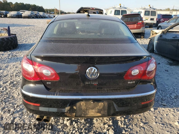 2010 Volkswagen CC Sport with VIN WVWMN7ANXAE564846, listed as a Copart auction lot 77343204 with 133,444 mi miles and Salvage Title. Bid and sale history available at DreamBid. Image 6.